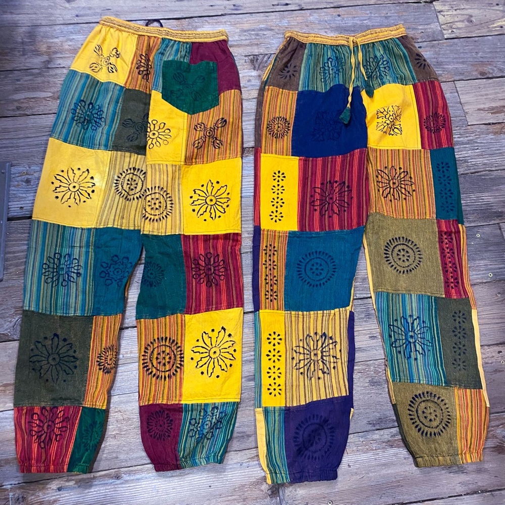 Hippie patchwork pants - Picture 2 of 11